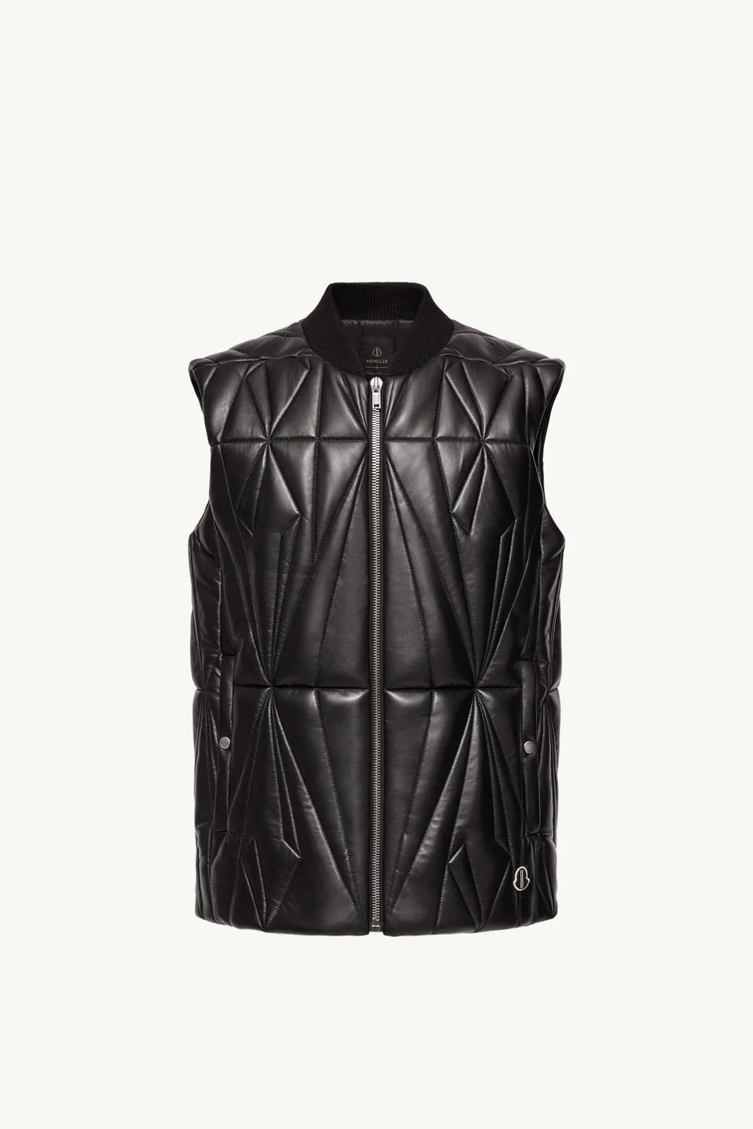 Moncler + Rick Owens Geocamo Flight 나파 가죽 베스트