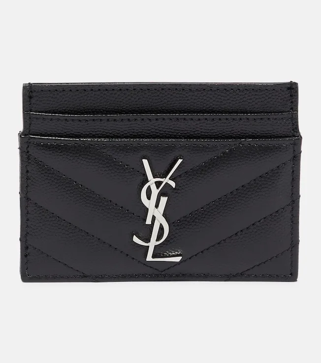 Monogram 레더 카드 홀더