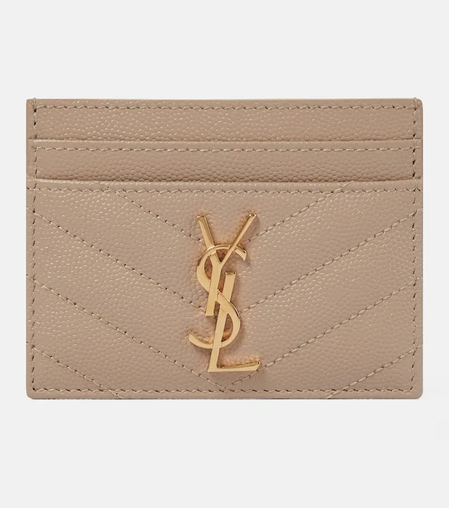 Monogram 퀼팅 레더 카드 홀더